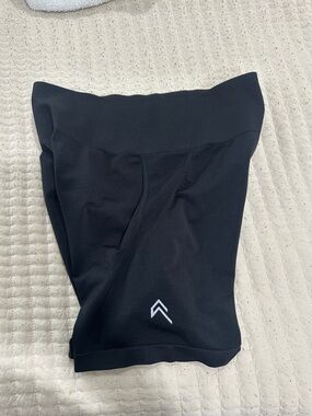 Oner Active Black Effortless Shorts with white logo